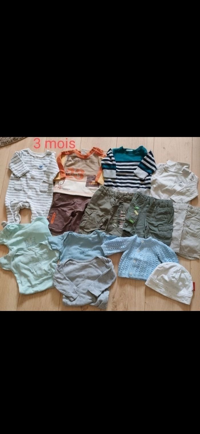 Lot vêtements 3 mois garçon