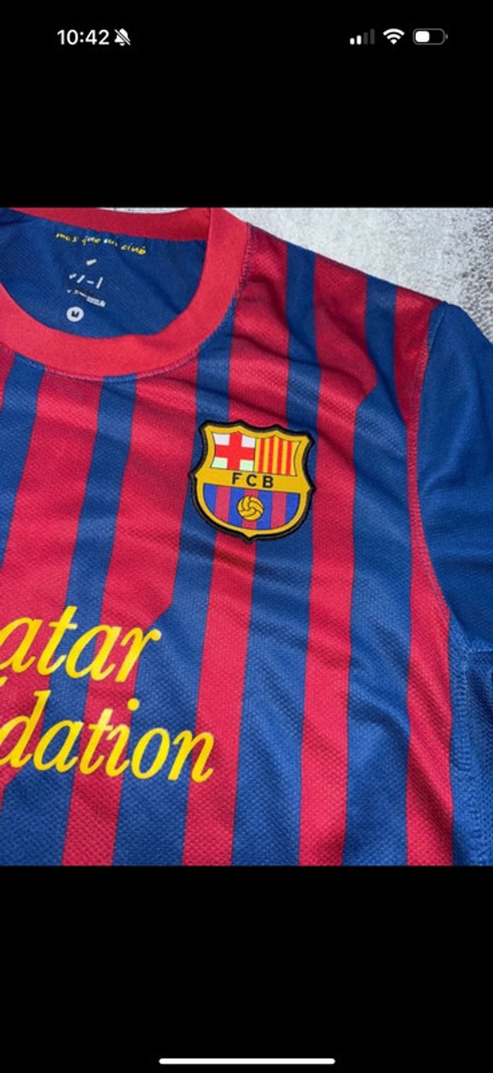 Maillot de foot Fc Barcelone vintage 2012’Authentique - photo numéro 3