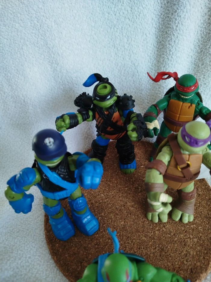 Lot de figurines Tortue Ninja et Splinter 1988 - photo numéro 7