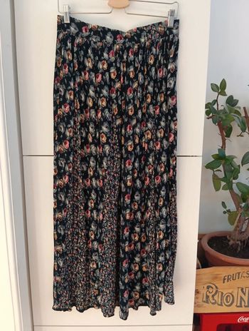 Jupe longue fleurie vintage viscose