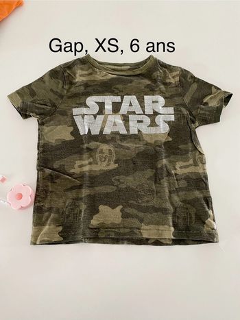 Tee shirt Star Wars militaire Gap XS 6 ans
