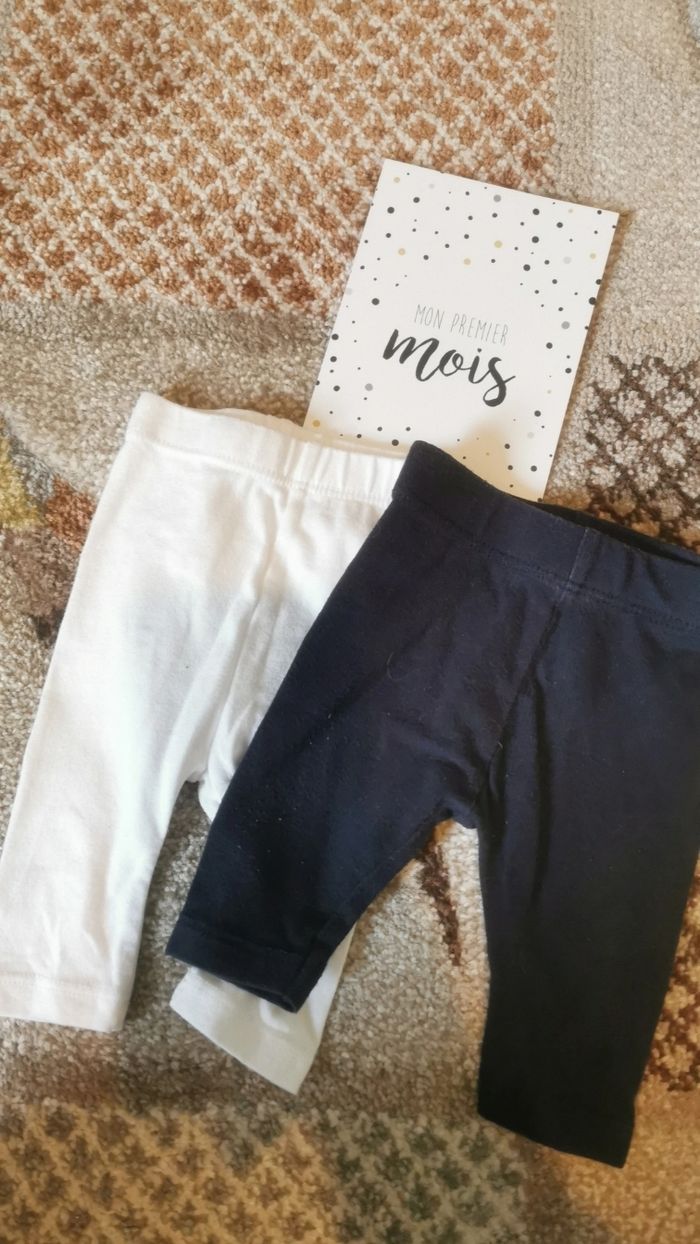 Lot 2 legging 1 mois