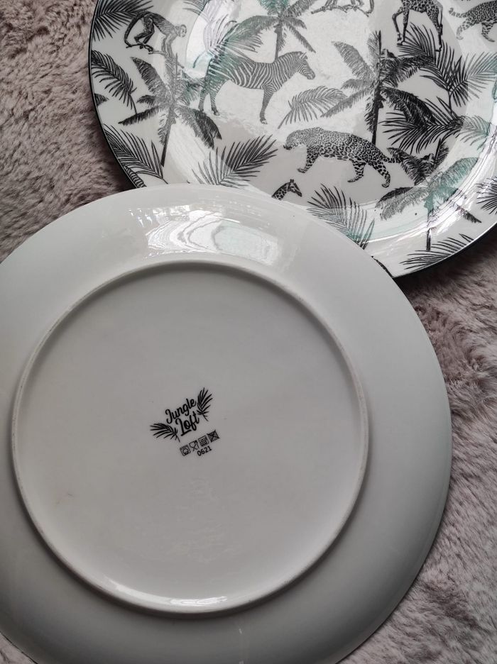 Assiettes plates jungle - photo numéro 2