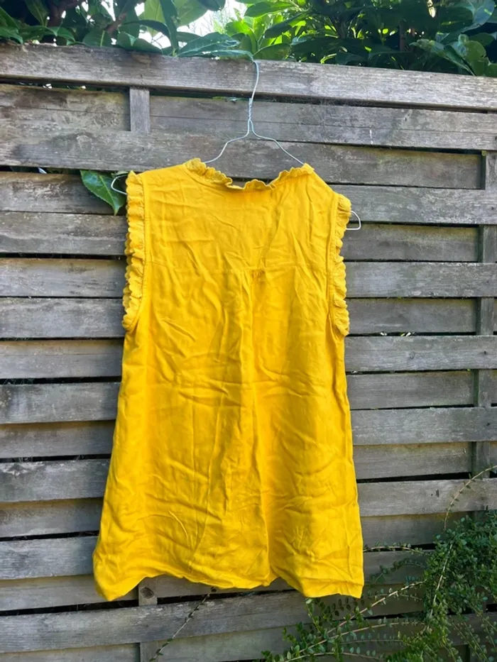 Blouse jaune Promod – Taille estimée L 40/42 – Très bon état - photo numéro 5
