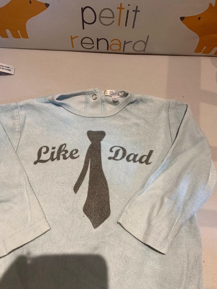 Pyjama en velours taille 18 mois Kitchoun - photo numéro 2