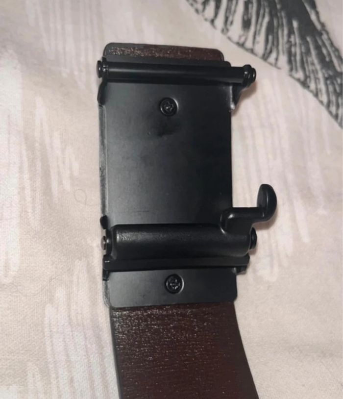 Ceinture Homme Noire Taille 120 Neuve - photo numéro 3