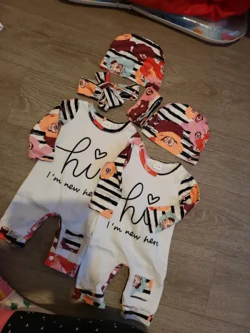 Ensemble pyjama fin avec bonnet et bandeau