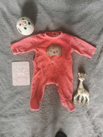 Pyjama polaire Tex 1 mois