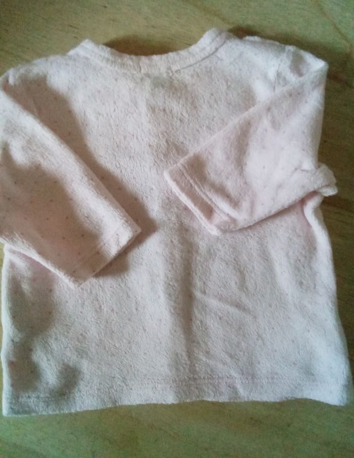 Babygro 2 pièces en velours Kiabi 3 mois - photo numéro 7