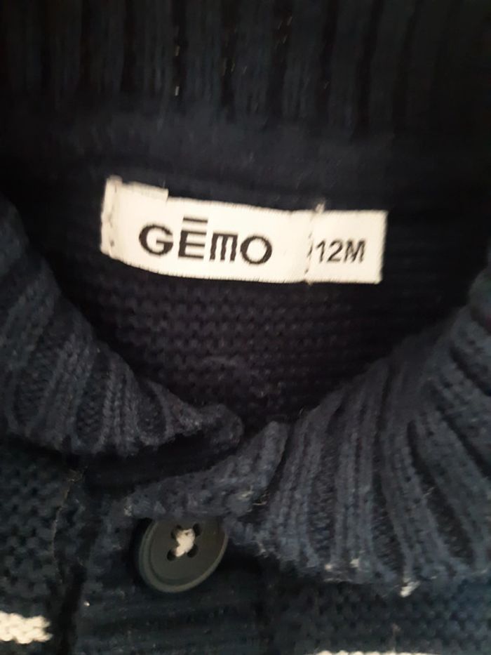 Gilet rayé t. 12 mois - photo numéro 3