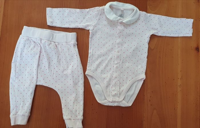Ensemble body pantalon bébé Petit Bateau 6 mois - photo numéro 2