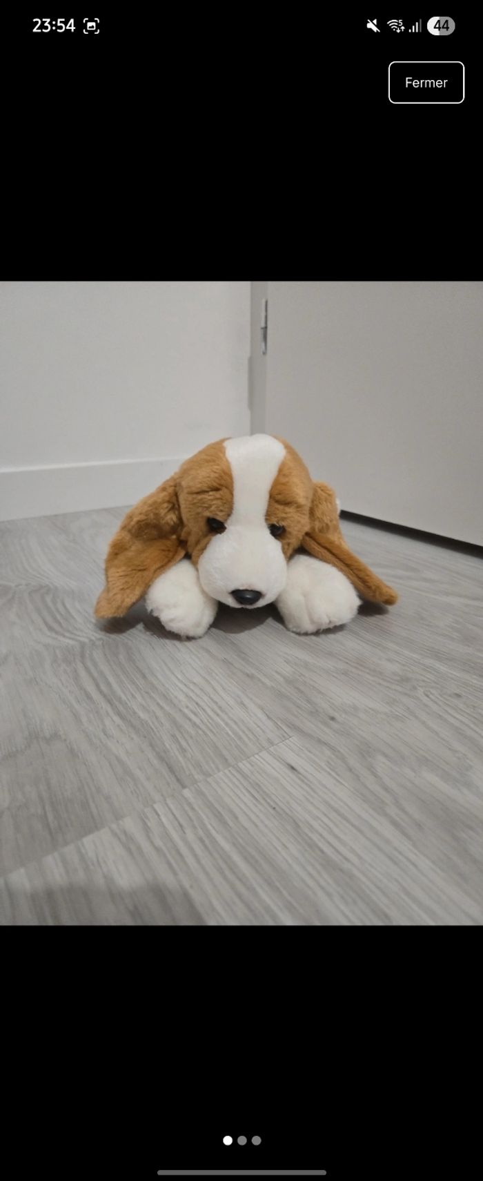 Peluche chien - photo numéro 3