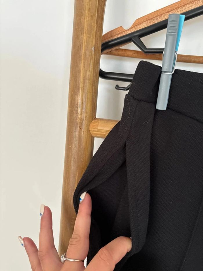 Pantalon en tissu noir Mango taille S /36 - photo numéro 3