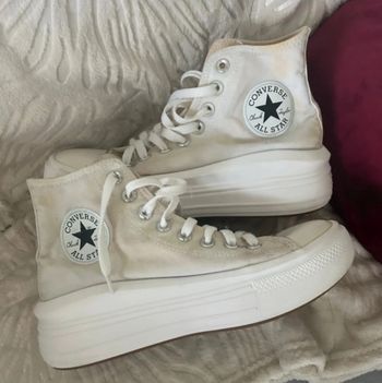 Basket converse haute blanche