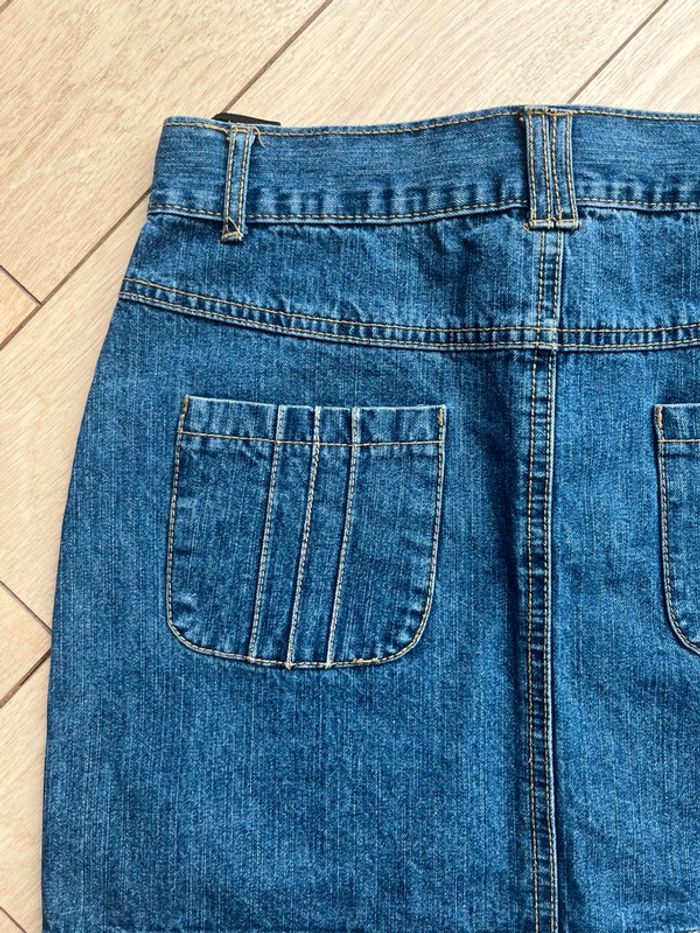 Mini jupe en jean/ denim y2k vintage 2000 fashion - photo numéro 8