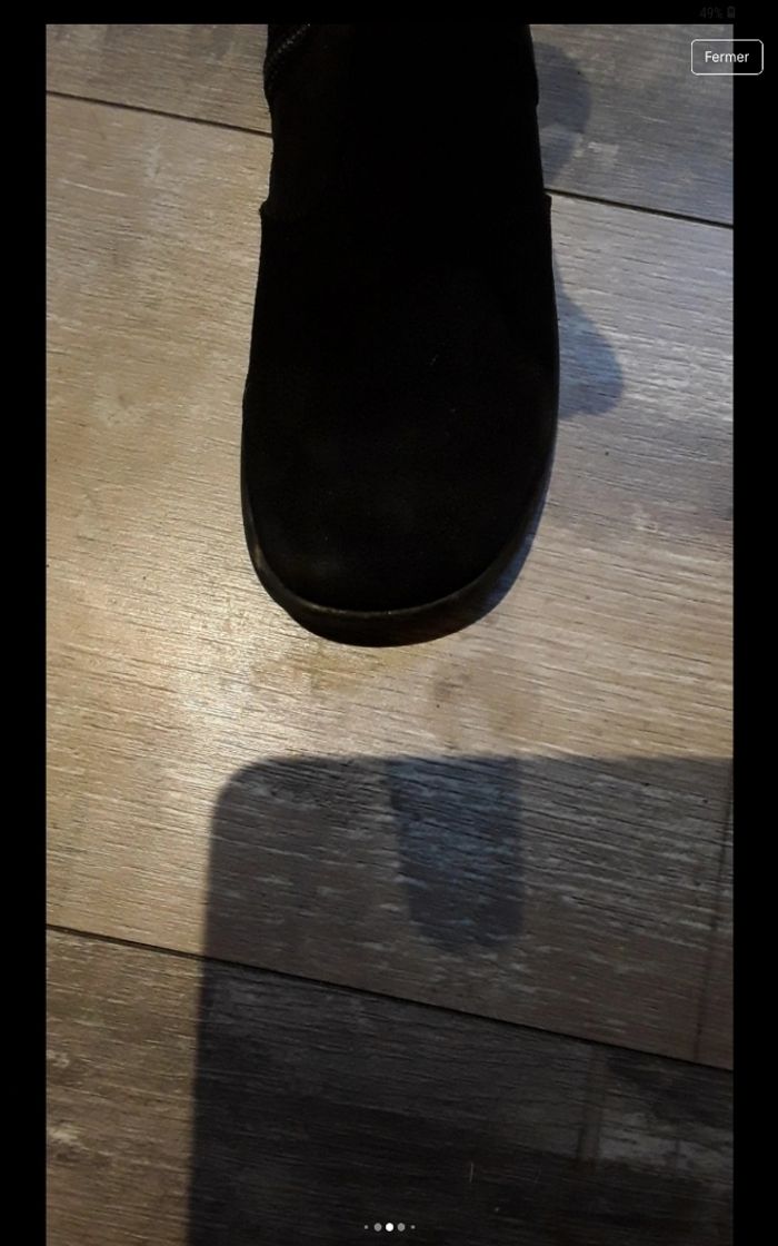 Botte noir avec fleur - photo numéro 4