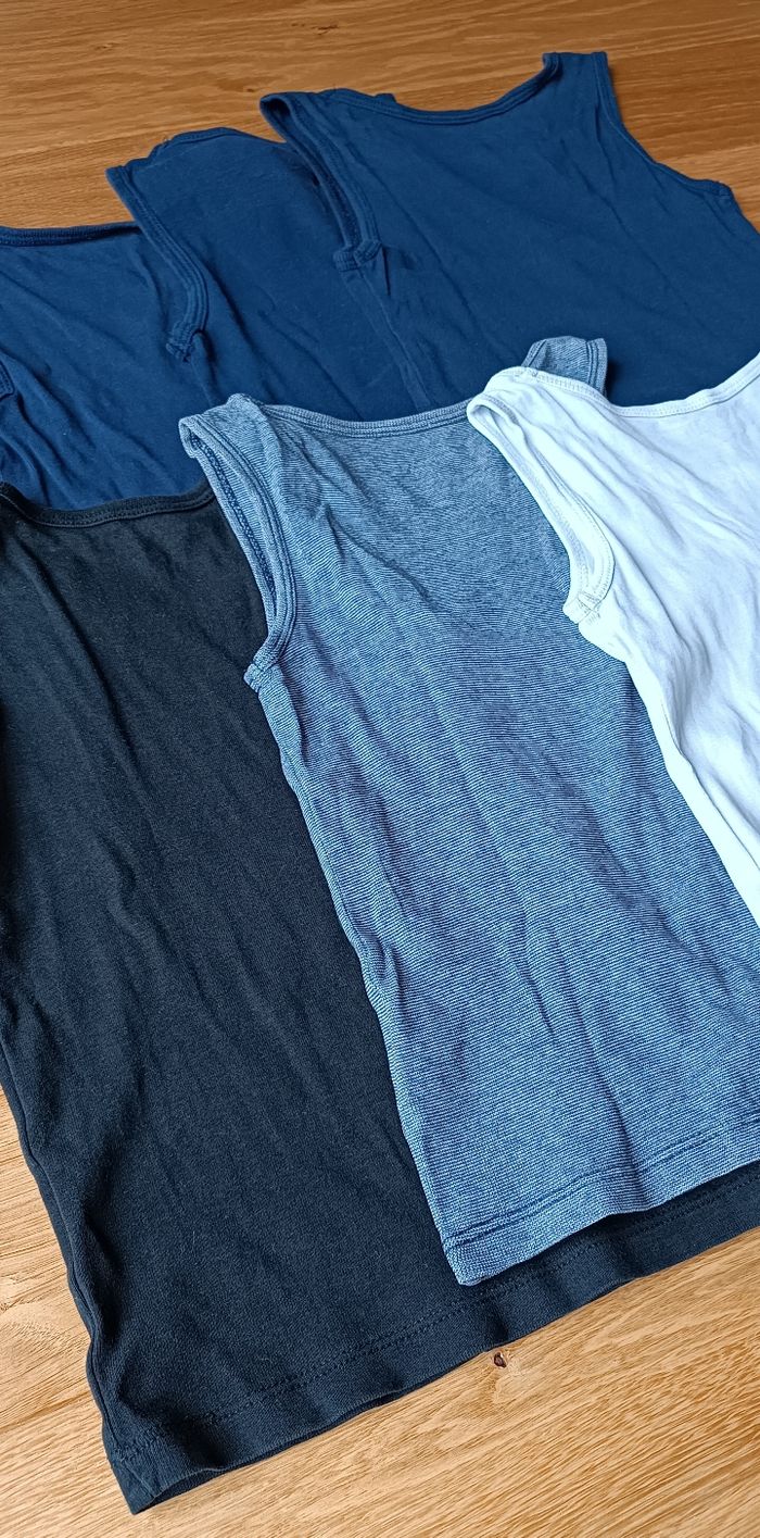 Marcels/Débardeurs Diverses Couleur H&M Garçon Lot De 6 - photo numéro 3