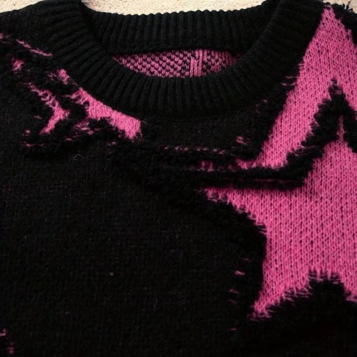 Pull tricot à motifs - photo numéro 3
