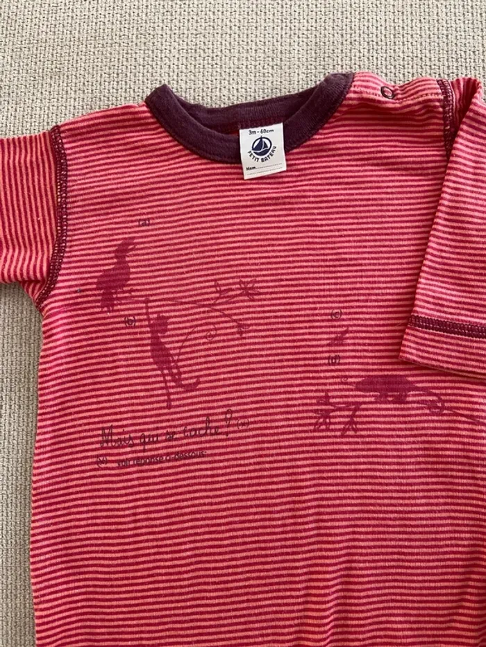 Pyjama ou combinaison petit bateau 3 mois - photo numéro 2