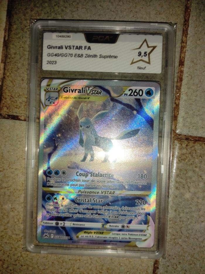 Coffrets  pokemon 8.5 ,4.5 et une carte gradée givrali vstarPCA  9.5 - photo numéro 6