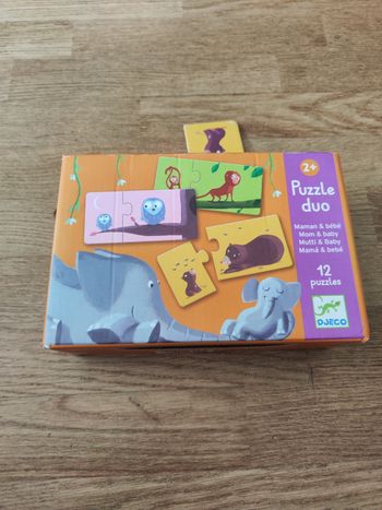 Puzzle Duo maman et bébé djeco
