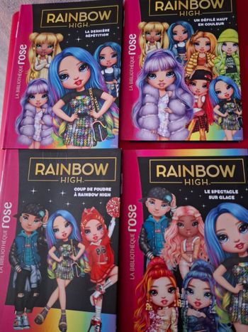 4livres rainbow high en très bon état