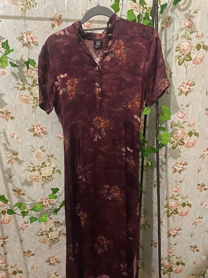 Robe bordeaux la fée maraboutée - photo numéro 3