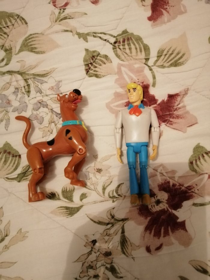 2 figurines articulé Scooby-Doo