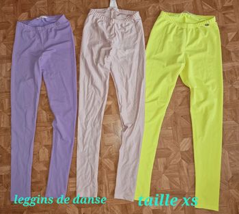 Lot 3leggins de danse neuf taille xs
