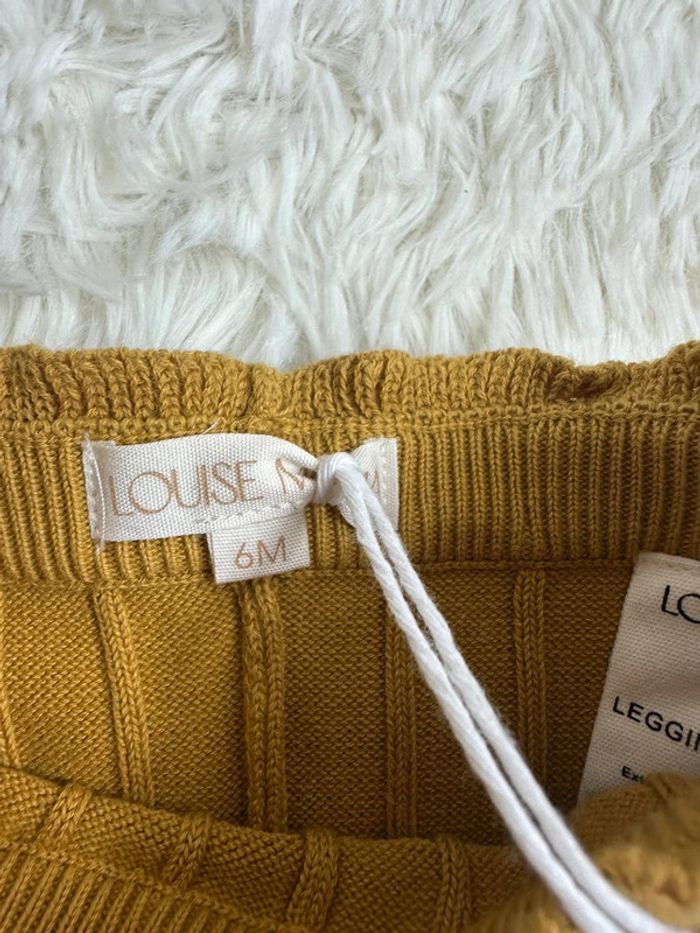 Legging moutarde Louise Misha taille 6 mois - photo numéro 4