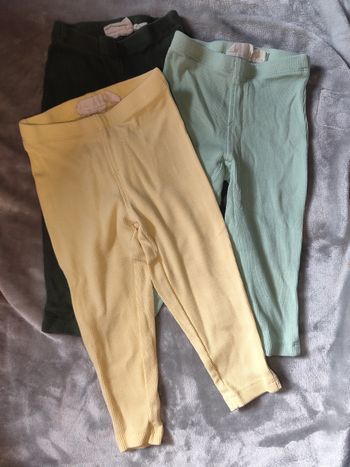 Lot de trois legging pastel 12 mois lupilu