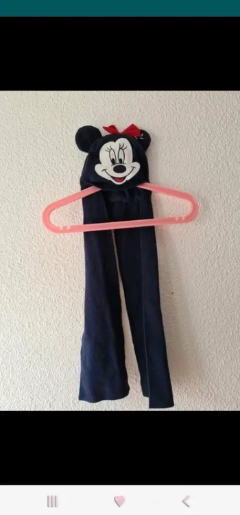 bonnet écharpe minnie Disney