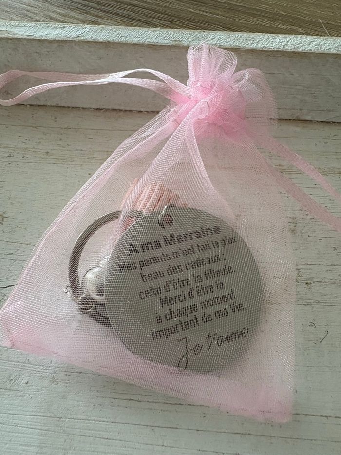 Porte clés large médaille - photo numéro 5