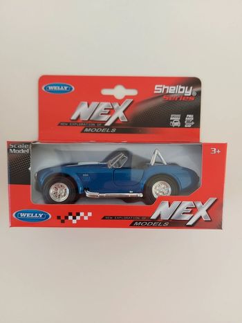 Shelby  cobra  427 s/c  1965 - bleu