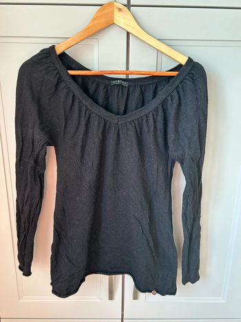 Pull noir laine Sisley