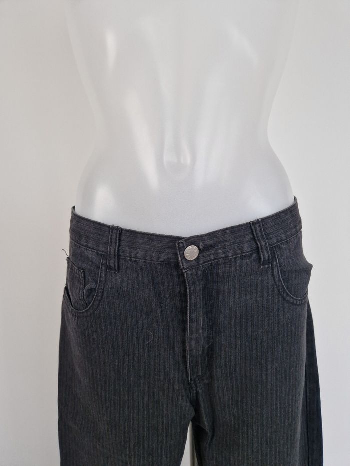 Pantalon homme noir à rayures grises Tissaia - photo numéro 3
