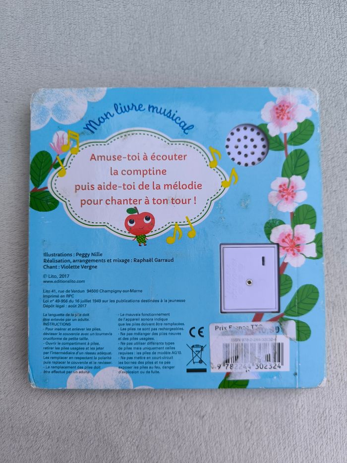 Livre sonore Pomme de reinette Lito - photo numéro 4