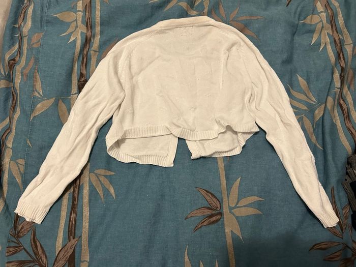Veste / Caraco / boléro LCDP 5 ans blanc - photo numéro 3
