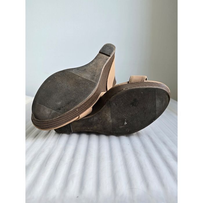 Sandales compensées beige - photo numéro 5