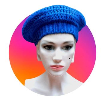 Béret bleu roi TU