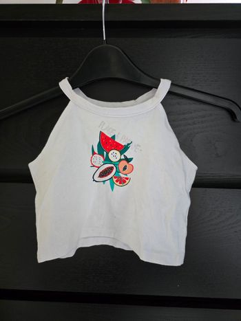 débardeur blanc fruit Orchestra