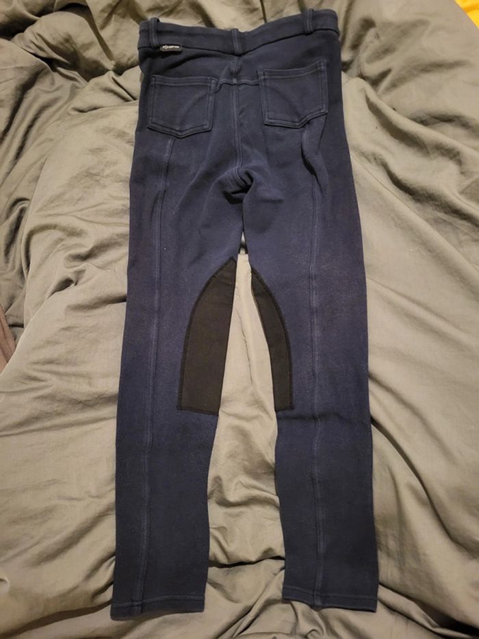Pantalon de poney / cheval bleu marine Decathlon - photo numéro 3