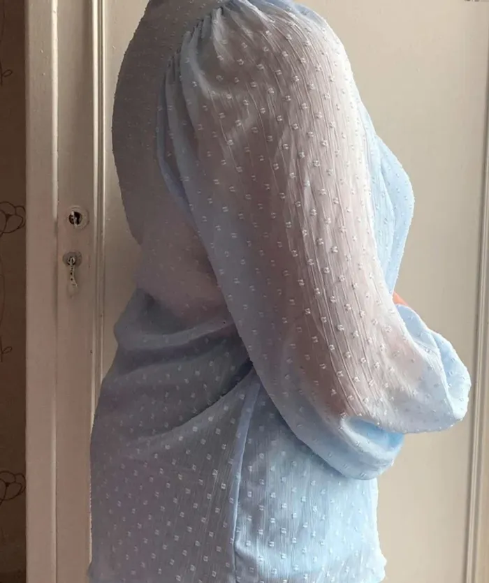 Blouse bleue XS 🟡 - photo numéro 7