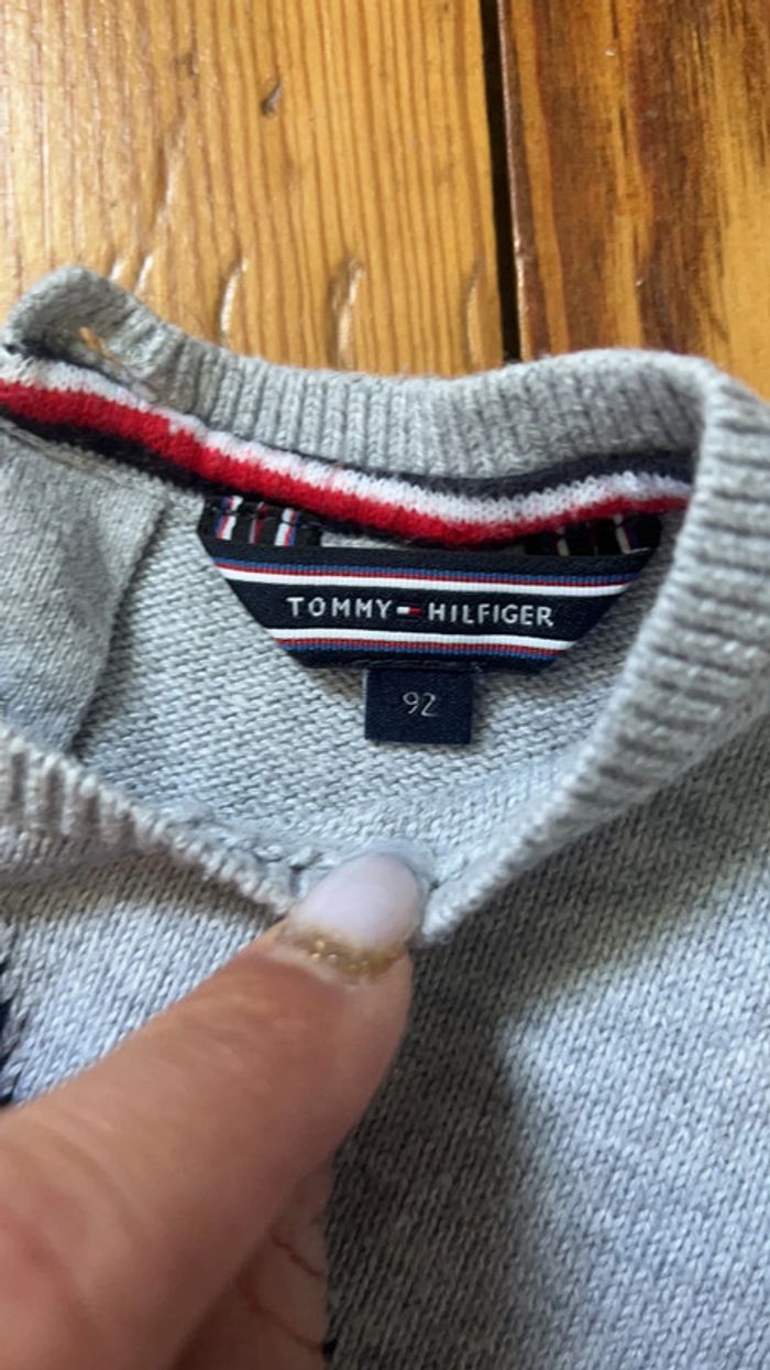 Pull-over bébé fille ou mixte Tommy Hilfiger - photo numéro 4