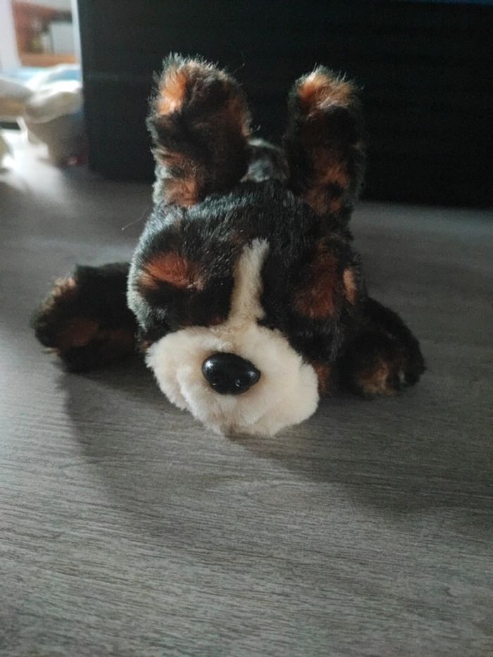 Peluche boxer 30 cm couché