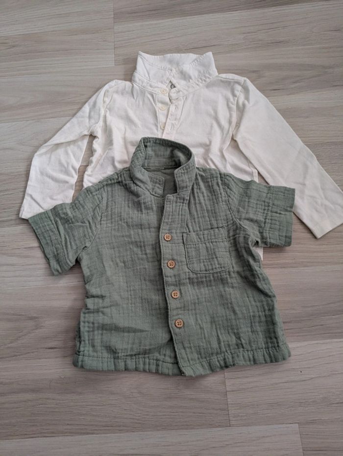 Chemisette et t-shirt manches longues garçon 9 12 mois