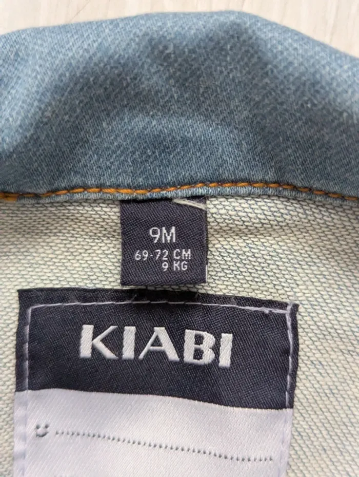 Veste en jean fille 9 mois - photo numéro 3