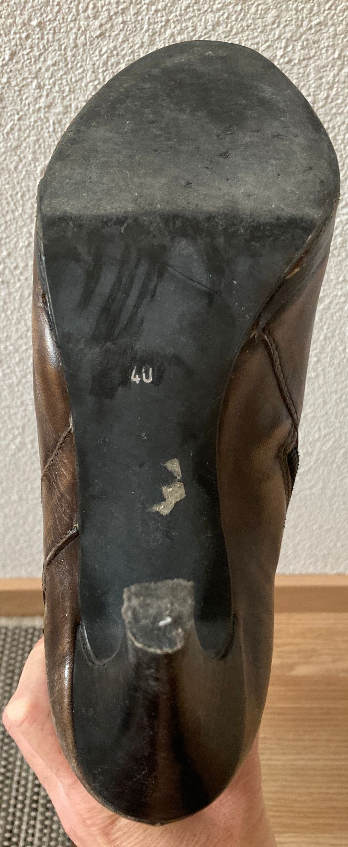 Bottes Jonak en cuir marron - Pointure 40 - photo numéro 10