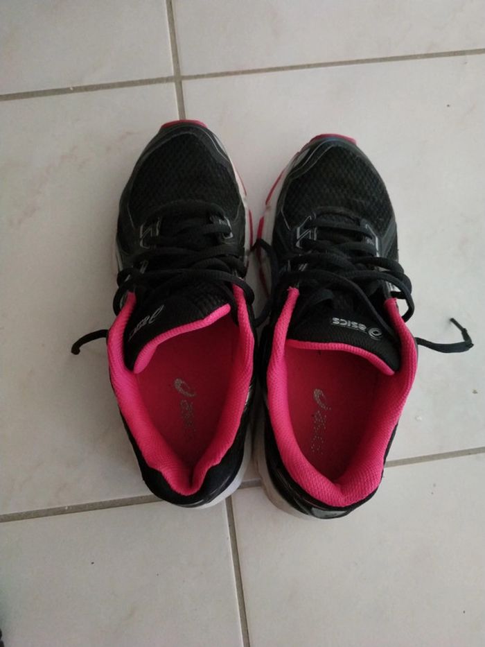Baskets Asics femme taille 37 roses fushias - photo numéro 2