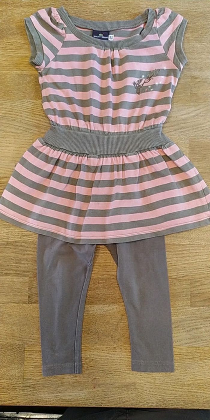 Tunique et legging Sergent Major 2 ans